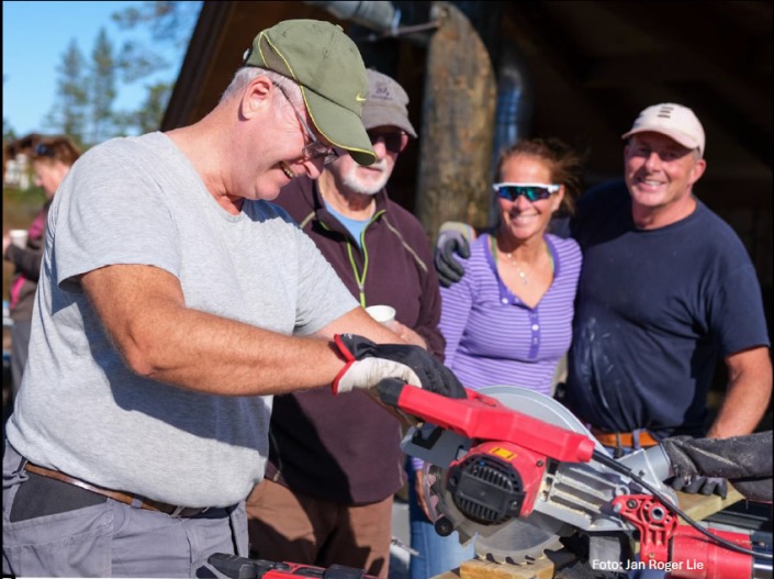 Dugnadsgjeng i Flesberg.