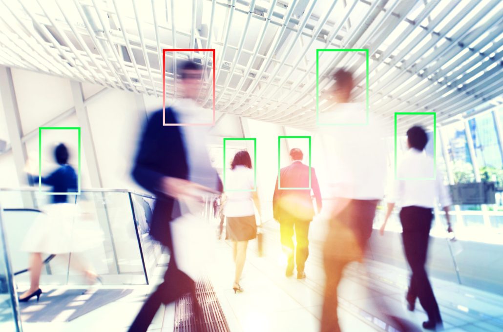 Business people lifestyle with thermoscan